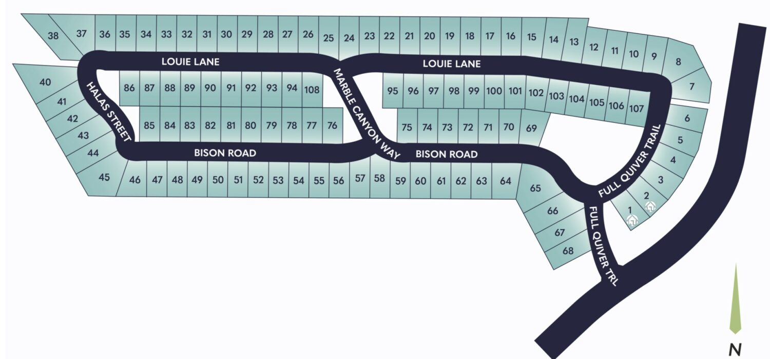 Site Map | Skyview in Prescott Valley, AZ by ECCO Homes