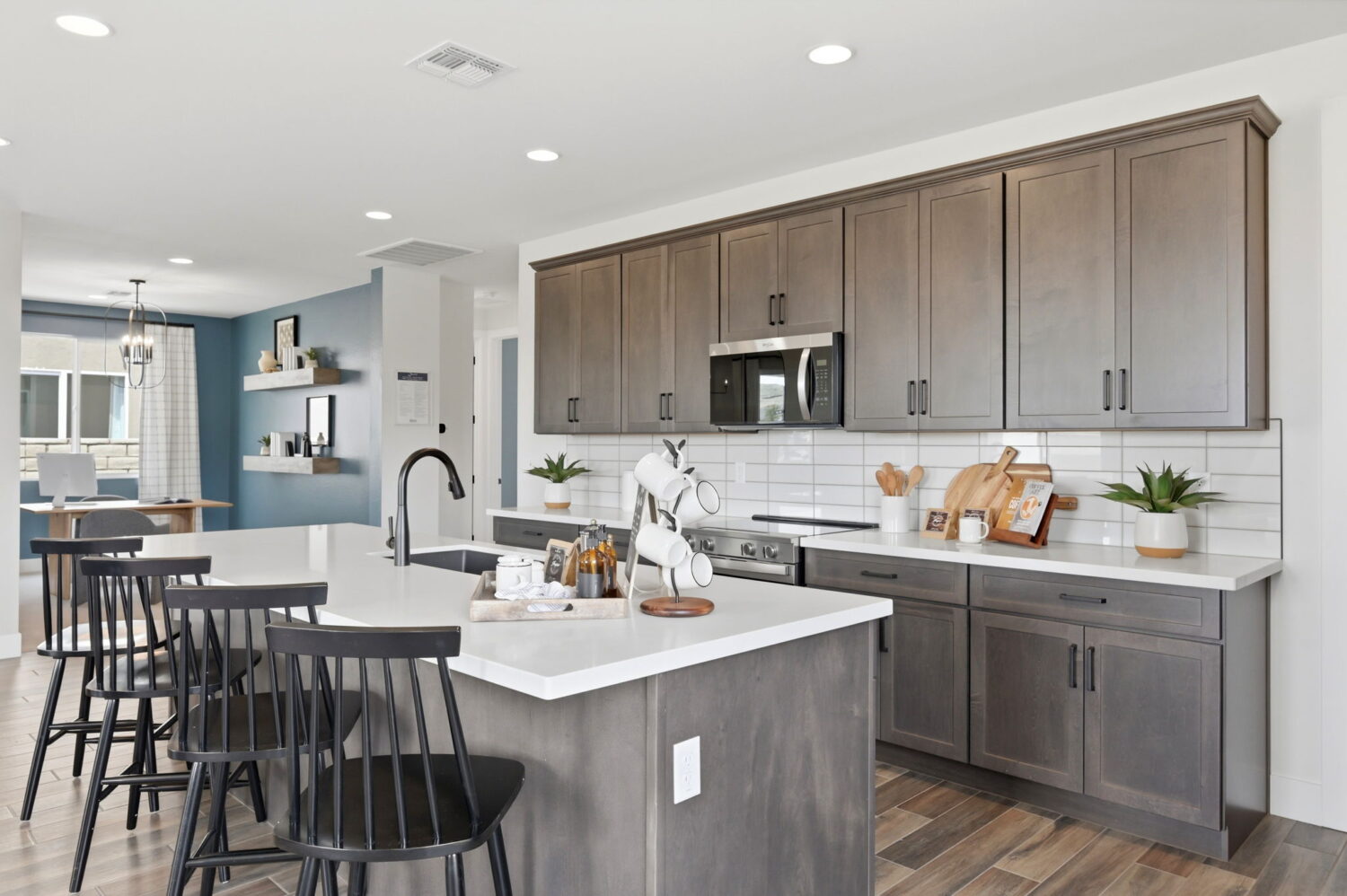Plan 1564 | Traditional Elevation | Model at Jasper 7 | ECCO Homes in Prescott Valley, AZ | Kitchen